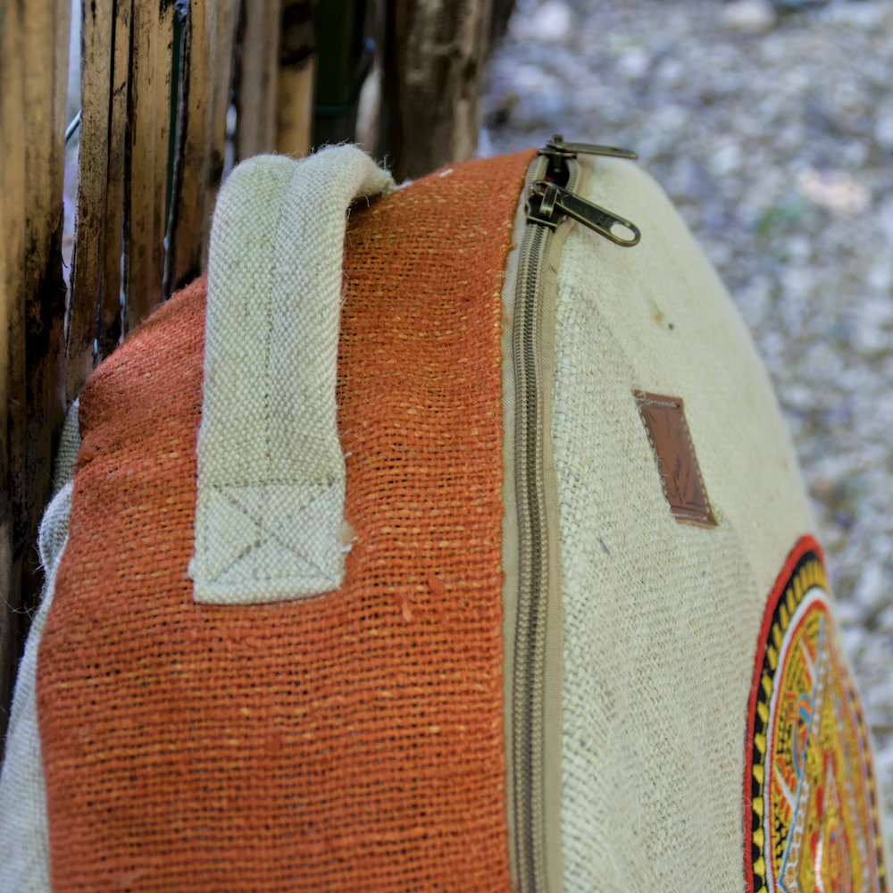 Housse Chamanique orange bandoulière – Image 3