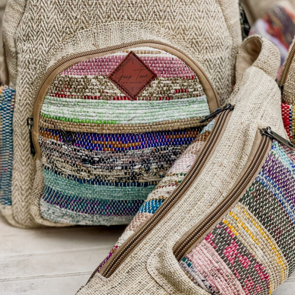 Petit sac à dos Sari chanvre