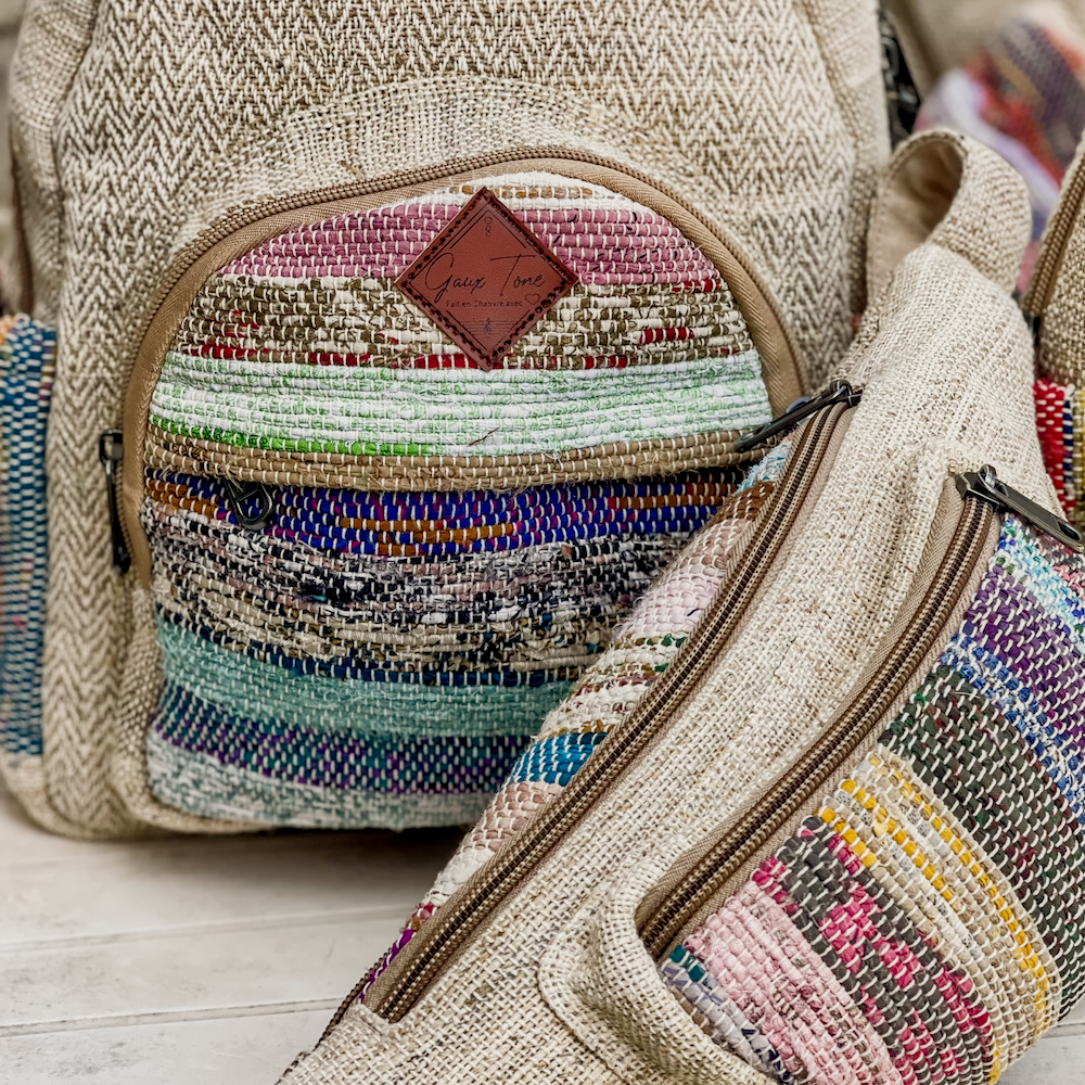 Petit sac à dos Sari chanvre