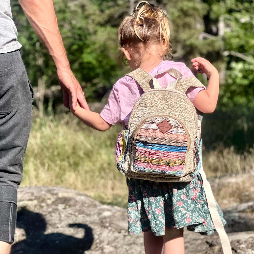 Petit sac à dos Sari chanvre – Image 3